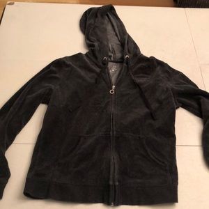 NY&Co gray velour zip up & pants